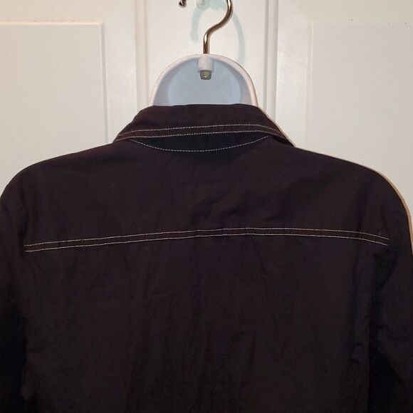 Tommy Hilfiger Black Button Up Shirt L - Picture 6 of 7